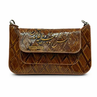 کیف چرم طبیعی زنانه مدل نگار کد 207606