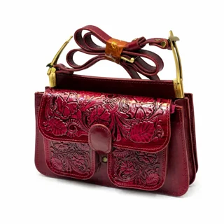 کیف چرم طبیعی رودوشی زنانه مدل نگار کد 207048